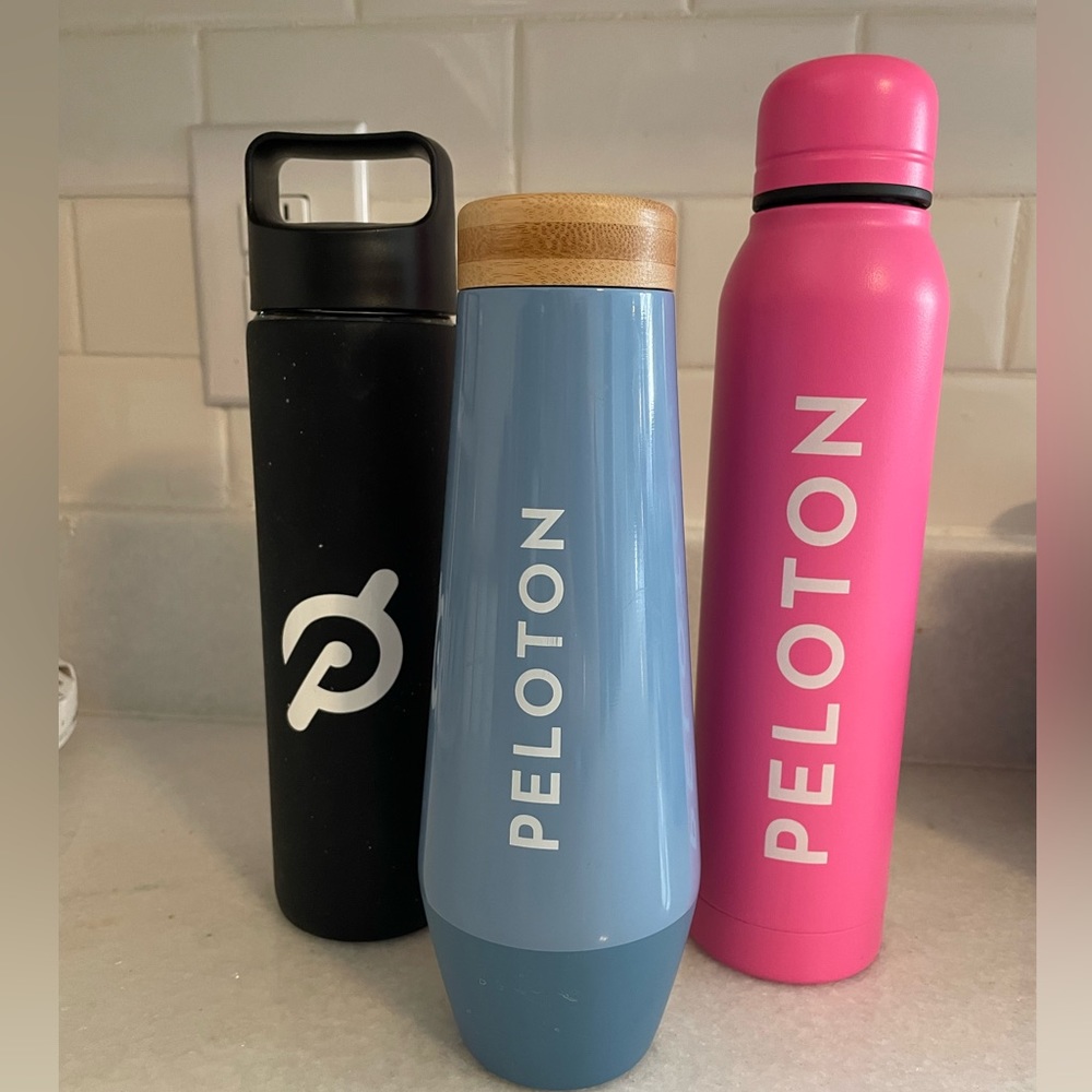 3 Peloton Water Bottles
